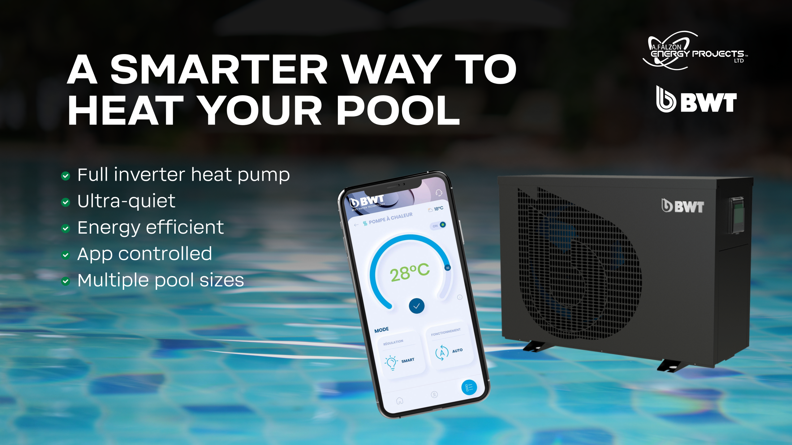 BWT Pool Heat Pump Malta