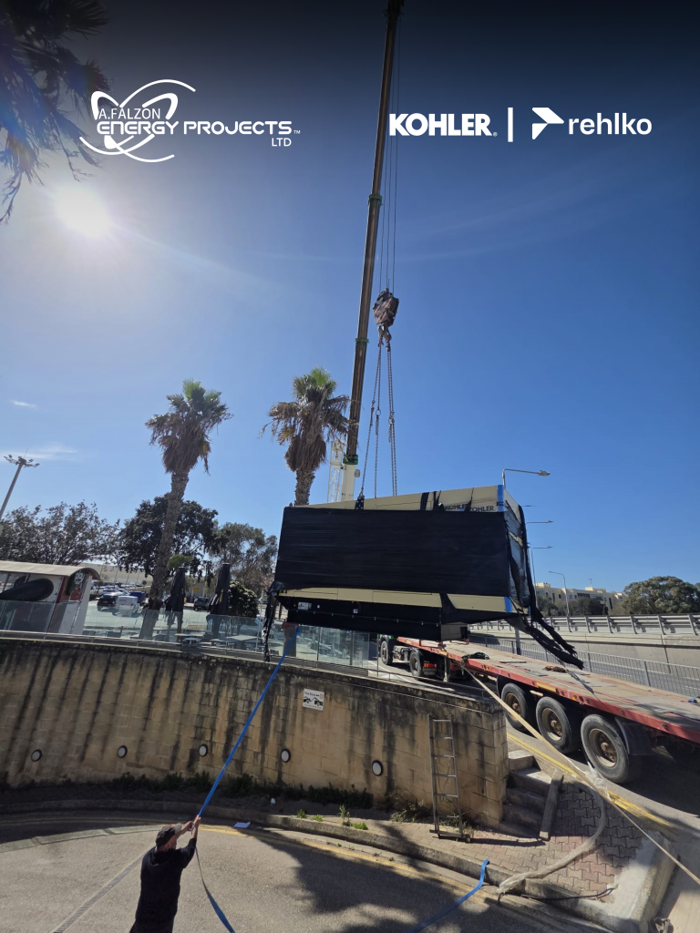 500 kVA Kohler diesel generator installation Malta