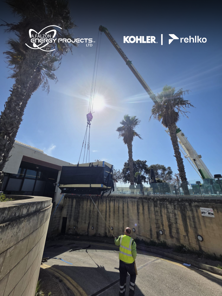 500 kVA Kohler diesel generator installation Malta