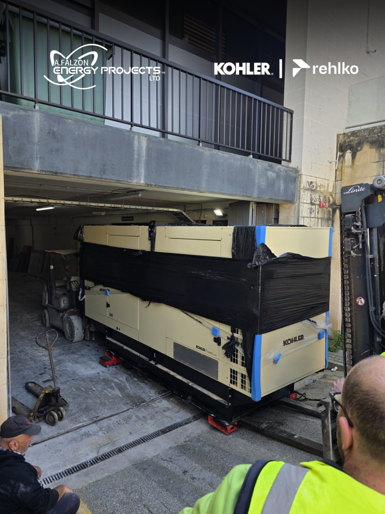 500 kVA Kohler diesel generator installation Malta