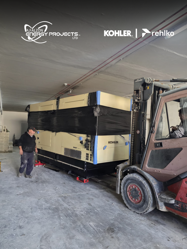 500 kVA Kohler diesel generator installation Malta