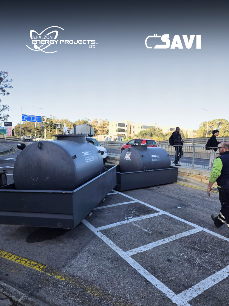 EN 12285-2 double wall diesel storage tank Malta